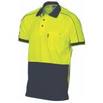 DNC HiVis Cool-Breathe Double Piping Polo