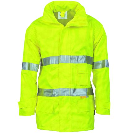 DNC HiVis Breathable Anti-Static Jacket with 3M R/Tape